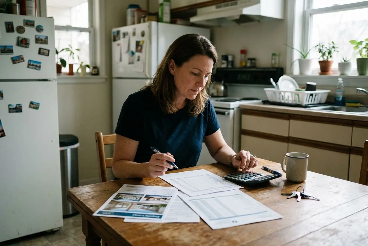 Un investisseur examine les frais liés à l’achat d’un appartement locatif avant de comparer son rendement brut.