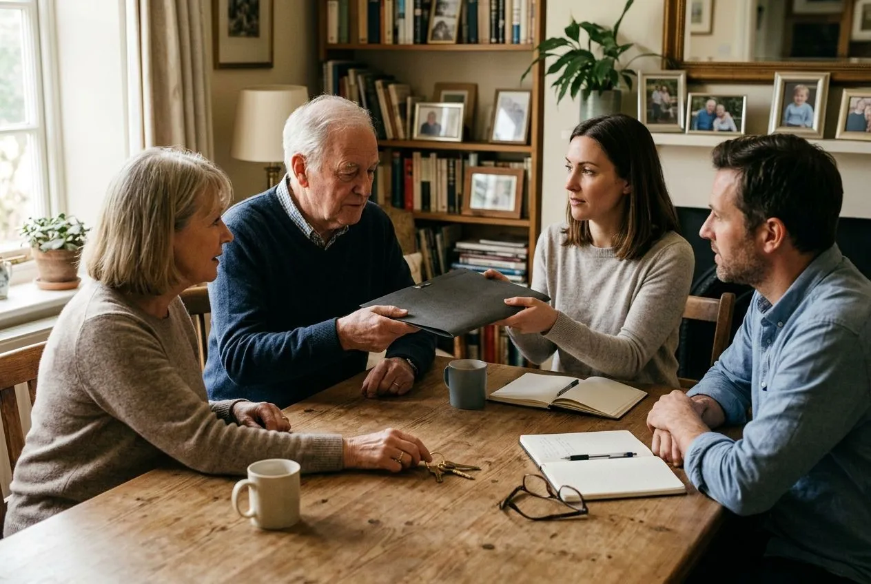 Des parents organisent avec leurs enfants la transmission de la nue-propriété des parts tout en conservant l’usufruit.